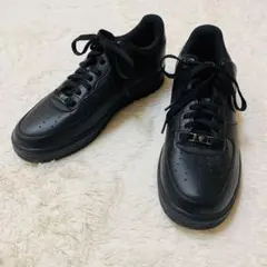 未使用級！NIKE ナイキ エアフォース1 LOW 07 トリプルブラック