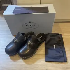 PRADA プラダ リナイロン キルティング サンダル フラットシューズ 極 