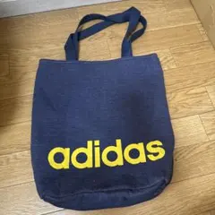 adidas ネイビー トートバッグ