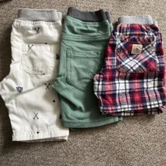 ボトムス、パンツ、半ズボンまとめ売り 90cm