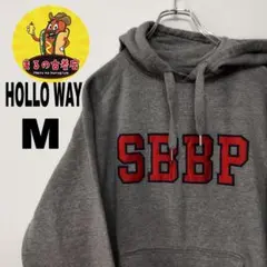 usa古着 HOLLOWAY パーカー　M グレー  SBBPのサムネイル