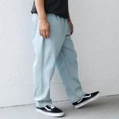 GRAMiCCi SHIPS ルーズテーパード ストレッチ デニム パンツ