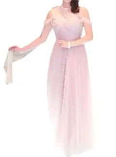 【美品 ドレス】ピンク 演奏会 発表会 パーティに最適