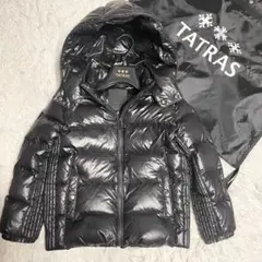 希少✨美品 TATRAS ダウンジャケット フード 2way ブラック 130