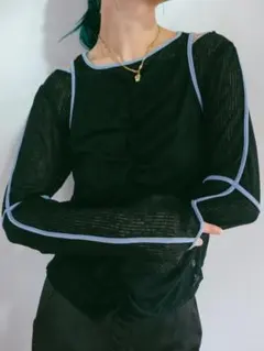 ELLA CANTARIA Piping Line Layered Tops - メルカリ