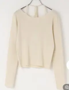 LOWRYSFARM スパンコールラメPOLS ニットアイボリー 即購入⭕️