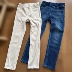 ユニクロ ストレッチレギンスパンツ2枚組