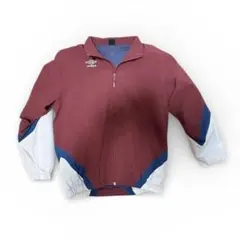Umbro ワインレッド ナイロンジャケット