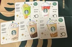 ミニ スターバックス カード 30YEARS 残高0 PIN未削り　コンプリートのサムネイル