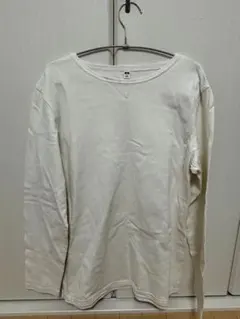 長袖　トレーナー　メンズ　ホワイト　白