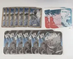 荼毘 轟燈矢 ヒロアカ 原画展 箔押しクリアカード アートコースター