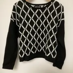 CECI McBEE ダイヤモンドパターン ニットセーター　Mサイズ
