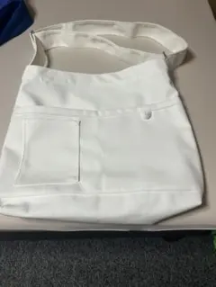ホワイト シンプルトートバッグ