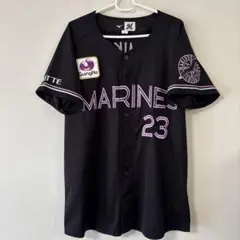 千葉ロッテマリーンズ 松川虎生選手 2024ブラサマ限定ユニフォーム(O