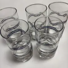 昭和レトロ レトログラス コップ 5個セット