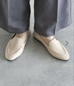 未使用 レプシィム ソフトクッションバブーシュ フラットシューズ アイボリー