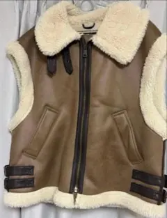 ZARA ザラ ムートンベスト【本日限定大幅値下げ中】