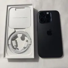 美品　iPhone15 pro ブルーチタニウム simフリー　256GB