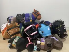 競馬ぬいぐるみ馬セット