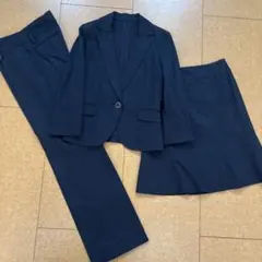 極美品 m.f.editorial 3点セット スーツ 黒 S パンツ スカートのサムネイル