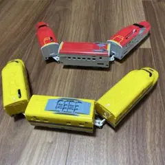 プラレール　ドクターイエロー、こまちセット　はやぶさおまけ付き