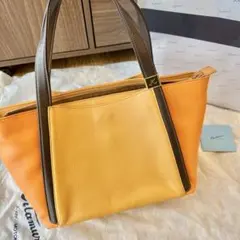 Kitamura レザートートバッグ イエロー