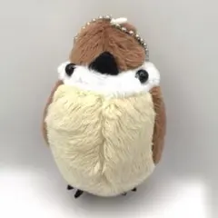 雀 スズメ マスコット ぬいぐるみ あるまど ARUMADO キーホルダー