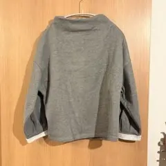 RIVET&SURGE グレー ハイネック トレーナー　スウェット　丈短