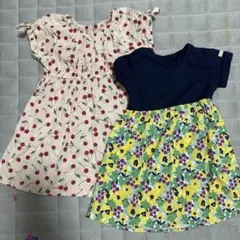 アプレレクール　半袖ワンピース 2枚セットのサムネイル