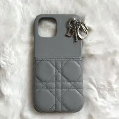 Dior キルティング iPhoneケース グレー - メルカリ