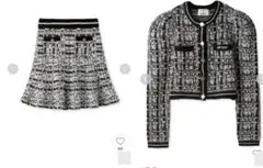 LILY BROWN×MARY QUANT ツイードニットセットアップのサムネイル