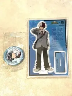 びっくらポン　轟焦凍 アクリルスタンドと缶バッジセット