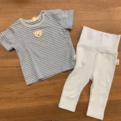 【美品】⭐︎匿名配送⭐︎Steiffシュタイフ　Tシャツ&レギンスセット2〜3M