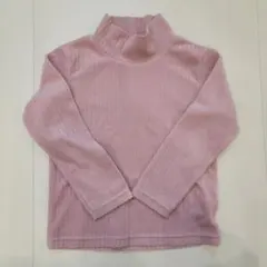 UNIQLO　ハイネック　フリースシャツ 120cm　ピンク　ユニクロ