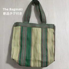 The Bagmati トートバッグ グリーン系 ストライプのサムネイル