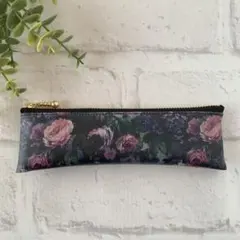 ハンドメイド★スリムペンケース ハムステッドサマー①