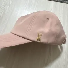 VARZAR キャップ ピンク ゴールドロゴ