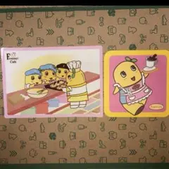 ふなっしー Funassyi Cafe コースター　シールセット