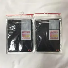 UNIQLO ヒートテック キャミ XS 黒 レース 2枚セット 新品未開封防寒
