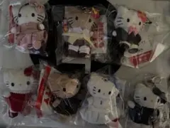 ハローキティ ぬいぐるみキーホルダー 6体セット