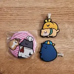 お文具といっしょ 缶バッジ , 前髪クリップ