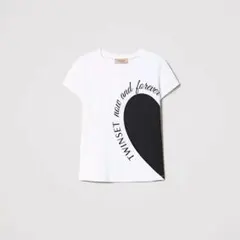 TWINESET ハートプリント Tシャツ