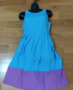 STEfANEL バイカラーワンピースのサムネイル