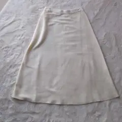 アイボリー ニット フレアスカート　Mサイズ