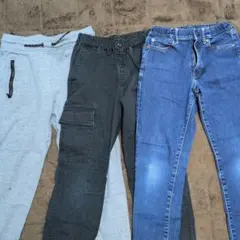 UNIQLO＋GAP 140サイズ パンツ3点セット