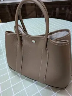 ガーデンパーティー風レザートートバッグ エトープ M