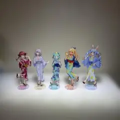 ホロライブ3期生のアクリルスタンド極楽湯コラボ
