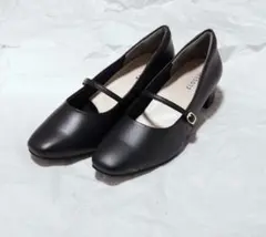 しまむら　パンプス　ブラック　クロッシー　パンプス