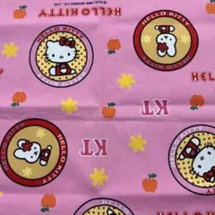 ハローキティ キティちゃん はぎれ 生地 布 ハイビスカス 平成