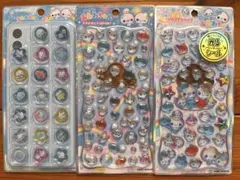 正規品　ぷくぷくあわわちゃんシールセット　おはじき　プチドロ　光るプチドロ　新品